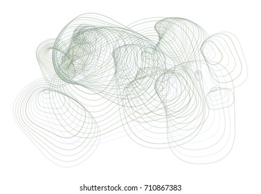 Background abstract geometric rounded rectangle pattern for design. Vector illustration graphic.