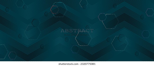 forma geométrica abstracta fondo triángulo vectorial azul patrón verde moderno diseño de capa gráfica gradiente negro oscuro