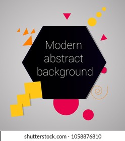 background abstract, geometric shapes, art modern style, vector illustration