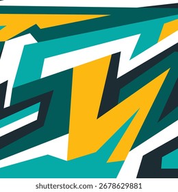 Fundo abstrato formas geométricas coloridas. Banner padrão de corrida e esporte