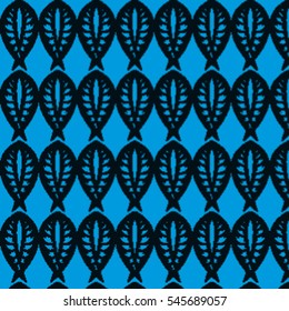 Background of abstract geometric shapes on blue background