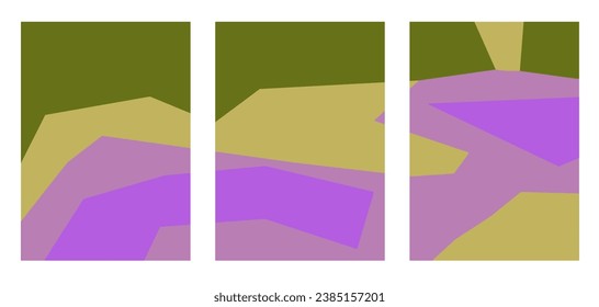 Fondo con puntos geométricos abstractos y un lugar para el texto. Ilustración vectorial al estilo minimalista.