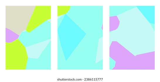 Background with abstract geometric spots and a place for text. Vector illustration in the style of minimalism.