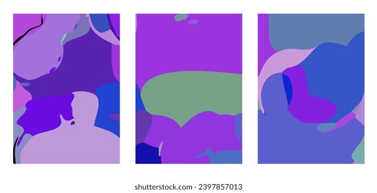 Fondo con puntos geométricos abstractos y un lugar para el texto. Ilustración vectorial al estilo minimalista.