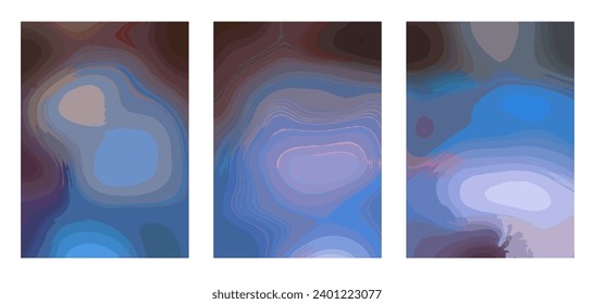 Background with abstract geometric spots and a place for text. Vector illustration in the style of minimalism.