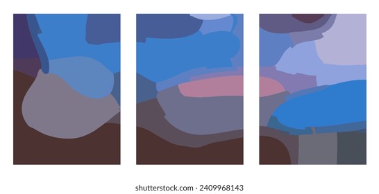 Background with abstract geometric spots and a place for text. Vector illustration in the style of minimalism.