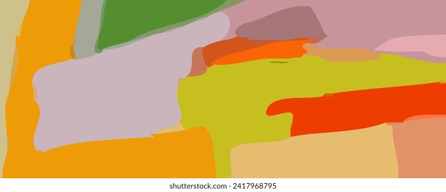 Background with abstract geometric spots and a place for text. Vector illustration in the style of minimalism.
