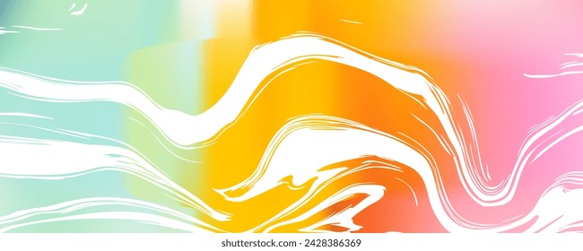 Fondo con manchas geométricas abstractas y un lugar para el texto. Ilustración vectorial en el estilo del minimalismo.