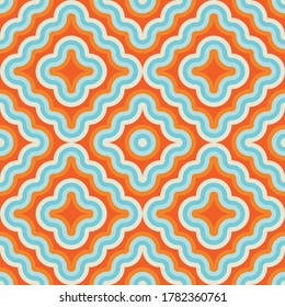 Background abstract geometric style. Seamless pattern design. Exotic boho trend backdrop. Vector illustration. 