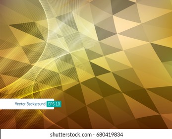 Background abstract geometric wave line