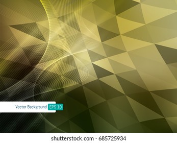 Background abstract geometric wave line
