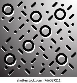 Background Abstract geometry, geometric patterns, shapes, art, geometric backgrounds in metal, circle and line patterns, abstract geometry, graphic design