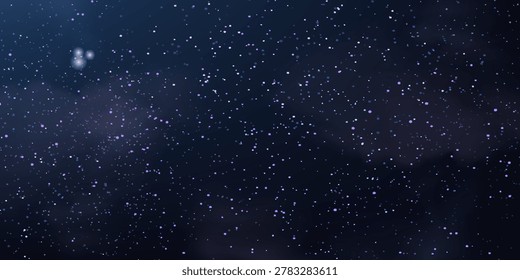 background of abstract glitter lights. blue, gold and black. de focused. premium