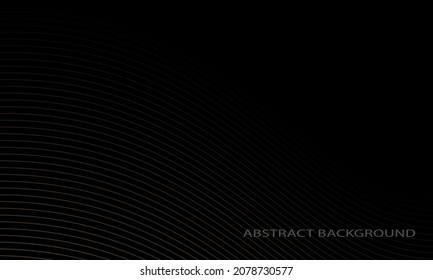 background with abstract golden lines in the lower left corner