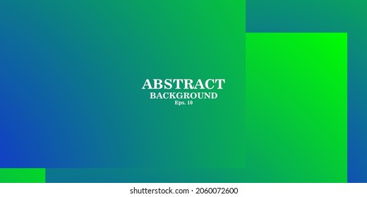 Abstrakte geometrisch-grünblaue Hintergründe waren auch für die sozialen Medien, Website, Banner, Poster geeignet.