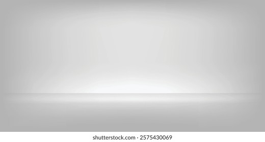 background abstract with Gradient in empty room studio, Yellow empty room studio gradient used for background, yellow background studio with shine use for product shooting.