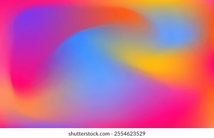 Background Abstract Gradient Mesh. Light color mix effect. Blurred liquid colorful mix. Modern design template for web cover, advertising banner, poster, brochure, flyer.