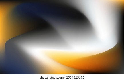 Background Abstract Gradient Mesh. Yellow, black, orange, white and grey color mix effect. Modern design template for web cover, advertising banner, poster, brochure, flyer.