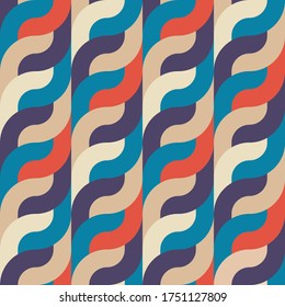Background abstract graphic design for website, brochure, presentation, advertising promotion layout. Geometric seamless pattern chain effect. Vector illustration.  