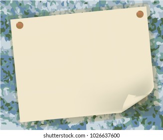 the background with abstract gray, blue spots, divorces and a sheet for text