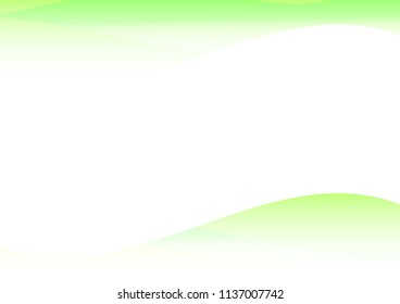 Background Abstract green curve waves. data stream concept. Vector illustration
