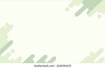 background abstract green leaves frame