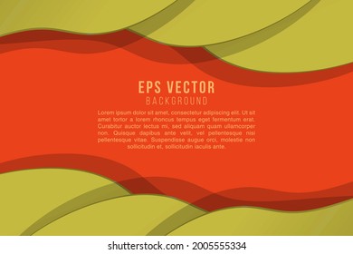 Fondo abstracto de combinación verde y naranja eps vectorial fondo color pastel