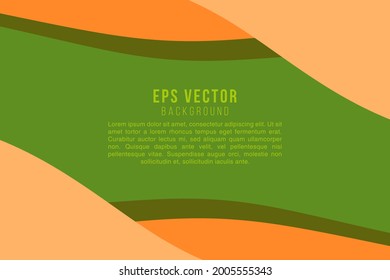 Background abstract green and orange combination eps vector back ground pastel color