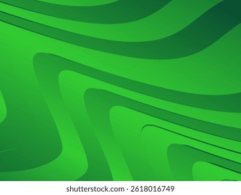 Background with abstract green wave pattern. Abstract green gradient wavy background. suitable for banners, web, presentations, brochures, etc.