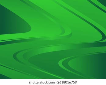 Background with abstract green wave pattern. Abstract green gradient wavy background. suitable for banners, web, presentations, brochures, etc.