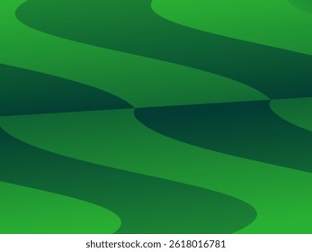 Background with abstract green wave pattern. Abstract green gradient wavy background. suitable for banners, web, presentations, brochures, etc.