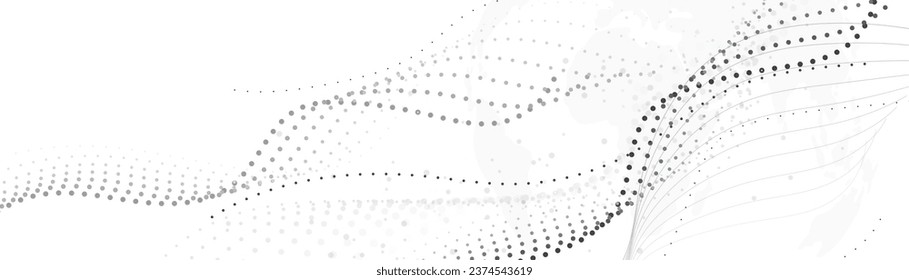Background abstract halftone elements technology system data design concept. texture template design.