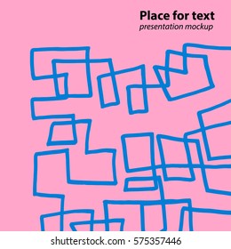 Background abstract hand draw lines 