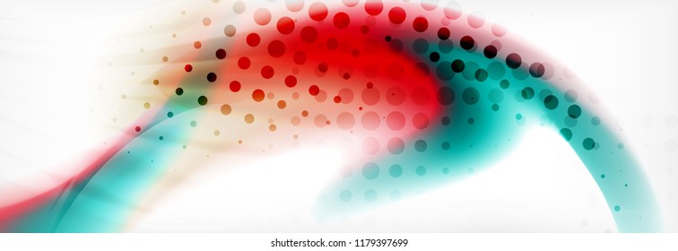 Background abstract holographic fluid colors wave design, vector EPS10