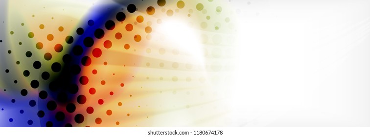 Background abstract holographic fluid colors wave design, vector EPS10