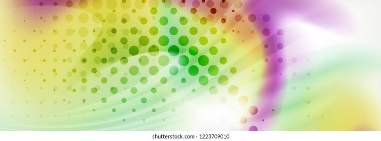 Background abstract holographic fluid colors wave design, vector EPS10