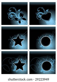 background with abstract illustration
