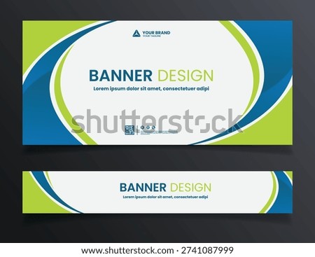 background abstract illustration banner template design