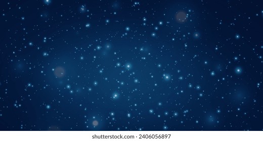 Fondo de luces abstractas y resplandor de luz, elementos de polvo. Esparcen partículas de polvo mágicas cósmicas.	
