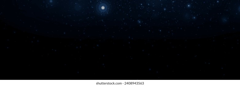 Background of abstract lights and glare of light, dust elements. Sparkling cosmic magic dust particles.	
