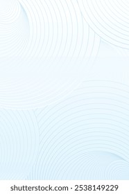 Plano de Fundo Abstrato Círculo Linha Suave Azul Retrato