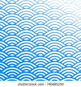 Background with abstract line waves gradient ornament