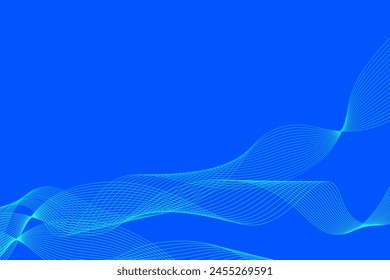 Background with abstract linear shapes. For website design, card, business card. Vector graphics 