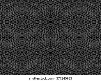 Background abstract lines. Simple ornament. Black and white ethnic style. Vector texture can be used for web design, textile, printed products and other.