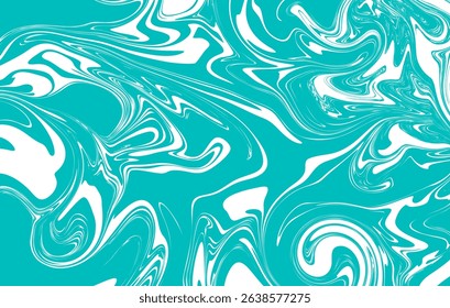 Background abstract liquid blue and white. Marble effect texture.