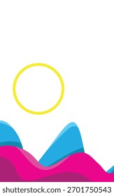 Hintergrund abstrakte flüssige Farbe rosa und blaues Design