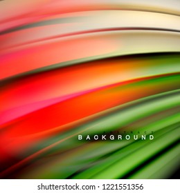 Abstrakter Hintergrund - Flüssige Farbwelle, trendy fließende Designvorlage