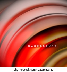 Background abstract - liquid color wave, trendy flowing design template
