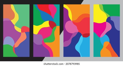 Background Abstract Liquid Colorful For Banner, Poster, Pamflet, Cover, Flayer, and Social Media Template