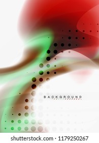 Background abstract - liquid colors wave flow, vector